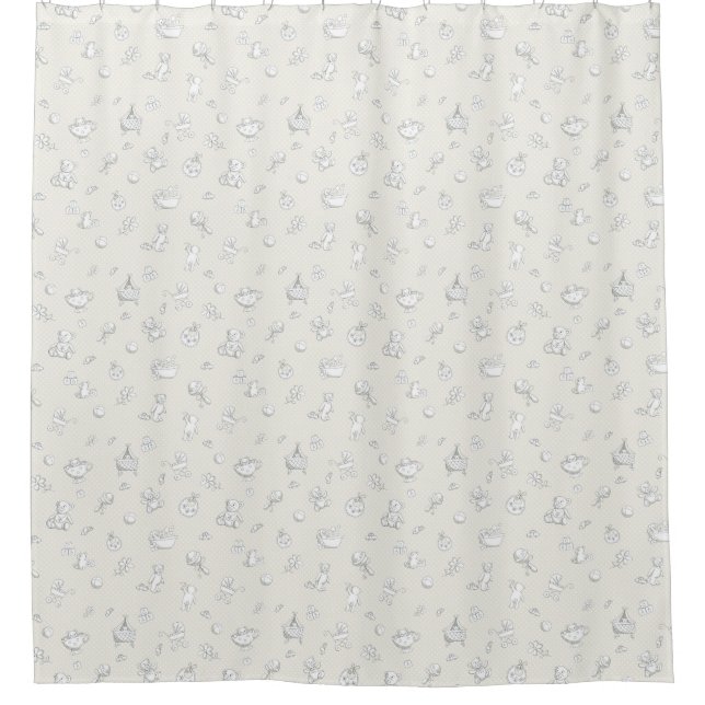 Rideaux De Douche Arrière - plan de bébé (Devant)