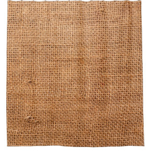 Rideaux De Douche Arrière - plan de tissu de burlap Brown ou tissu