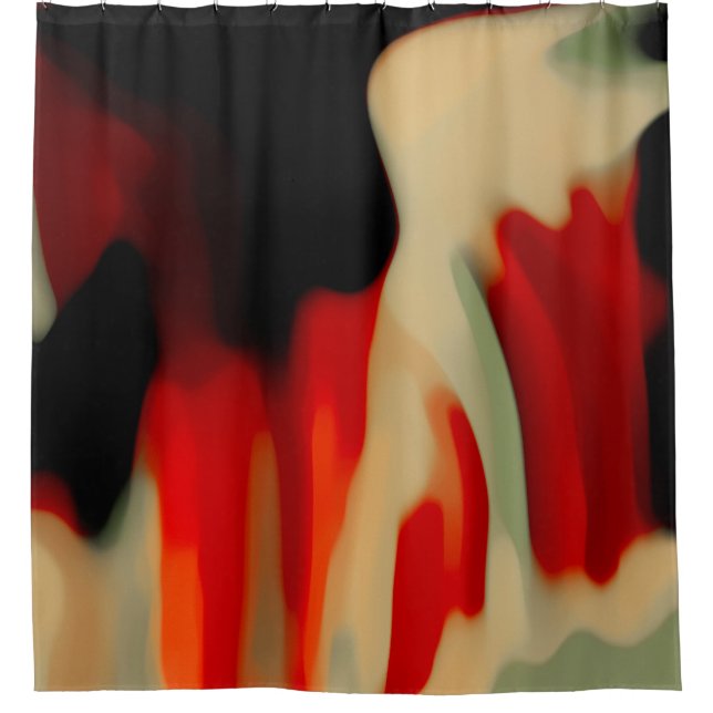 Rideaux De Douche Art Abstrait (Devant)