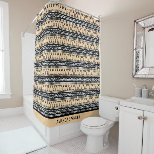 Rideaux De Douche Art africain, Motif ethnique