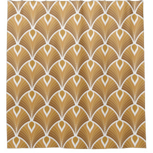Rideaux De Douche Art déco classique : motif géométrique.