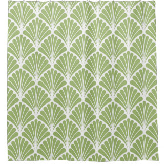 Rideaux De Douche Art déco géométrique, motif transparent