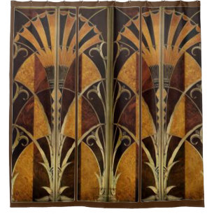 RIDEAUX DE DOUCHE ART DECO TRYPTIK