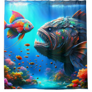 Rideaux De Douche Art du poisson