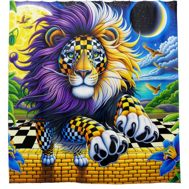 Rideaux De Douche Art Lion (Devant)