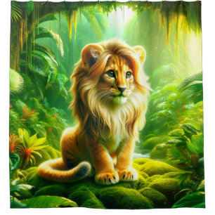 Rideaux De Douche Art Lion