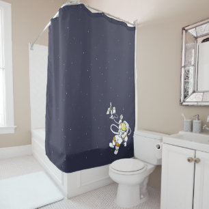 Rideaux De Douche Astronaute