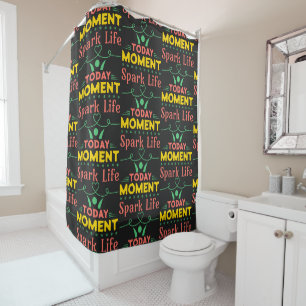 Rideaux De Douche Aujourd'hui Moment, la vie étincelante