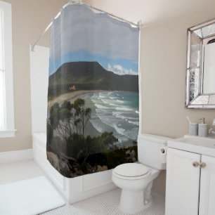 Rideaux De Douche Australie Baie isolée Paysage océanique Photo