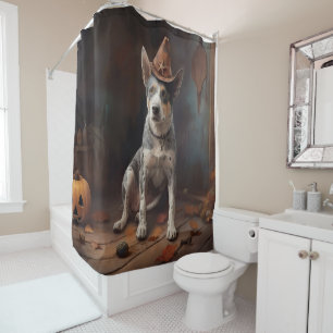 Rideaux De Douche Australie Citrouilles de bétail Halloween effroi