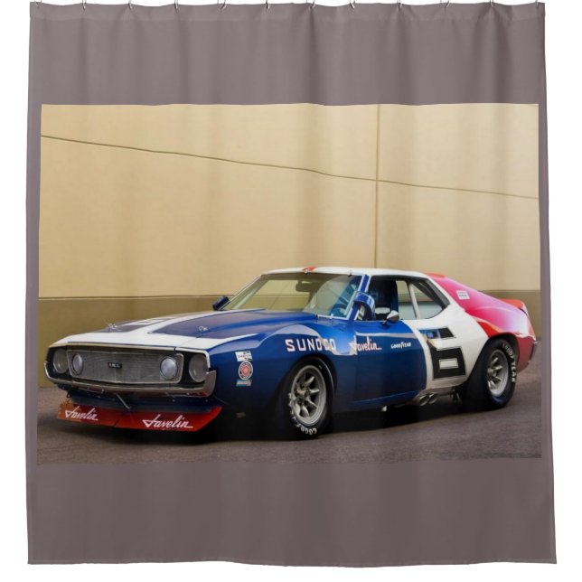 Rideaux De Douche AUTOMOBILE FUSTURISTIQUE : 1968-74 AMC Javelin (Devant)