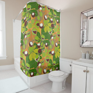 Rideaux De Douche Autumn Chestnut