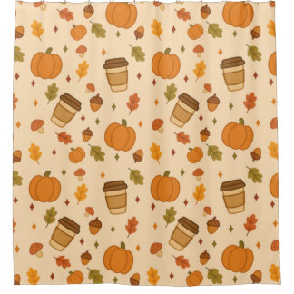 Rideaux De Douche Autumn Coffee