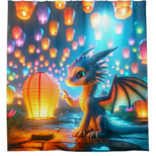 Rideaux De Douche Baby Dragon