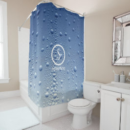 Rideaux De Douche Baisse d'eau avec logo et texte personnalisables