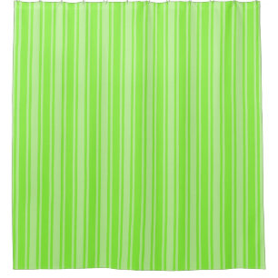 Rideaux De Douche Bandes de bonbons vert citron
