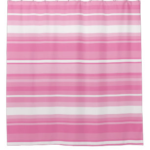 Rideaux De Douche Bandes roses