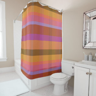 Rideaux De Douche BARTPAP Plaid Poodé