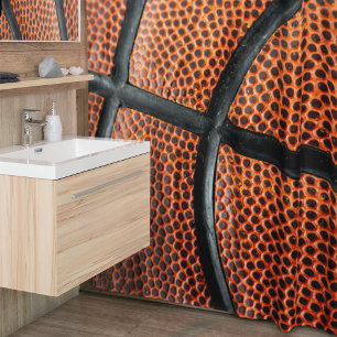 Rideaux De Douche Basket-ball - photo Gros plan
