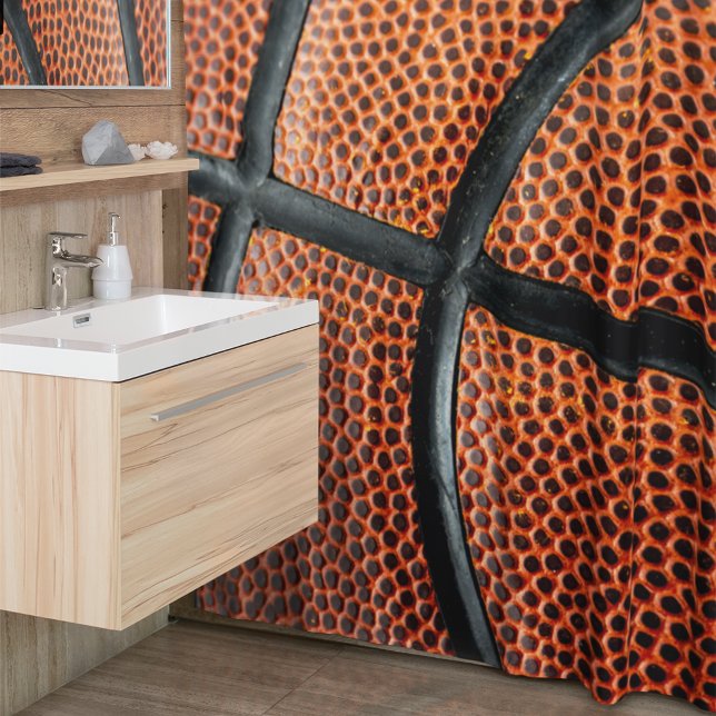 Rideaux De Douche Basket-ball - photo Gros plan (Créateur téléchargé)