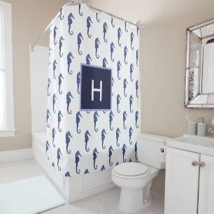 Rideaux De Douche Bateau marin personnalisé Marine Blue Ocean Beach