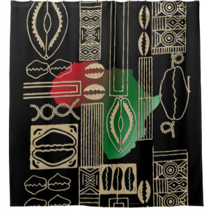 Rideaux De Douche Batik perles Motif