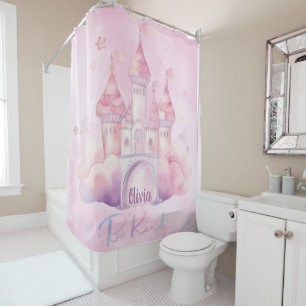 Rideaux De Douche Be Kind Palace on the Pink Cloud personnalisable