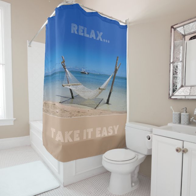 Rideaux De Douche Beach Hammock (En situation)