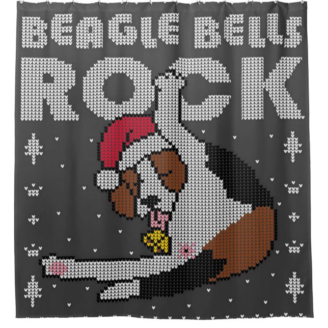 Rideaux De Douche Beagle Bells (Devant)