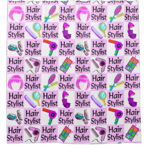 RIDEAUX DE DOUCHE BEAU CHEVEUX STYLIST DOUCHE CURTAIN