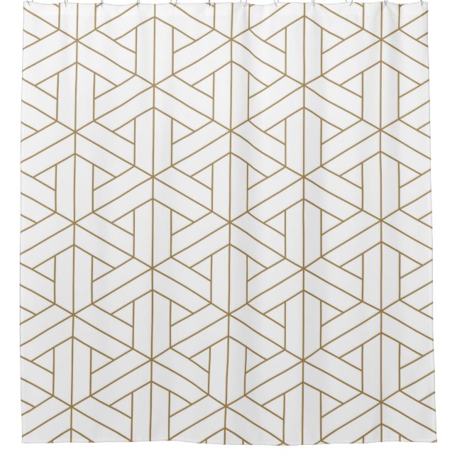 Rideaux De Douche Beau motif sans Seamless shoji kumiko japonaise,  (Devant)
