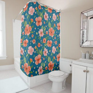 Rideaux De Douche Beautiful flower pattern 