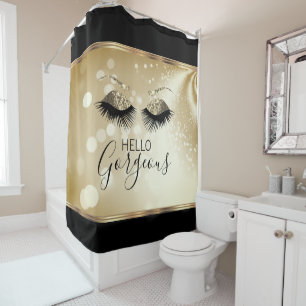 Rideaux De Douche Beaux cils - Or - Bonjour Gorgeous