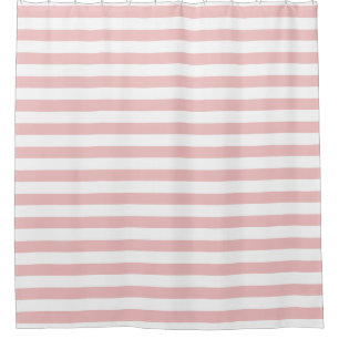 Rideaux De Douche Bébé rose couleur rayures vacances Été Pastel