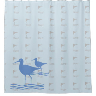 Rideaux De Douche Bécasseau à oiseaux de mer