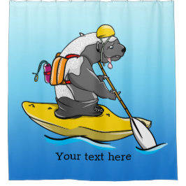 Rideaux De Douche Bécastre de miel en kayak