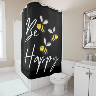 Rideaux De Douche Bee Happy Bee Gifts ,I Love Bee, Beekeeping Gift