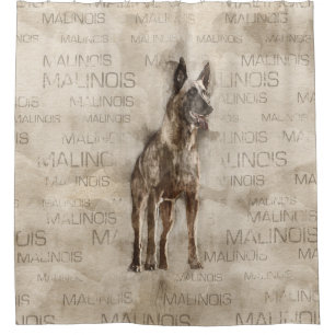 Rideaux De Douche Belge Malinois - Mechelaar - Maligator
