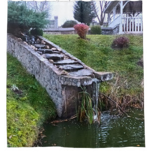 Rideaux De Douche Belle Cascade de Jardin – Nature Sauvage Roumanie