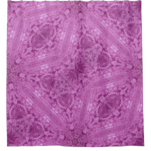 Rideaux De Douche Belle fille rose dentelle Motif Kaleidoscope