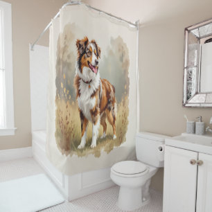 Rideaux De Douche Berger Australien Red Merle