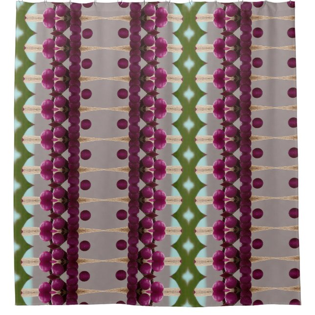 Rideaux De Douche Berries Ikat 4 (Devant)