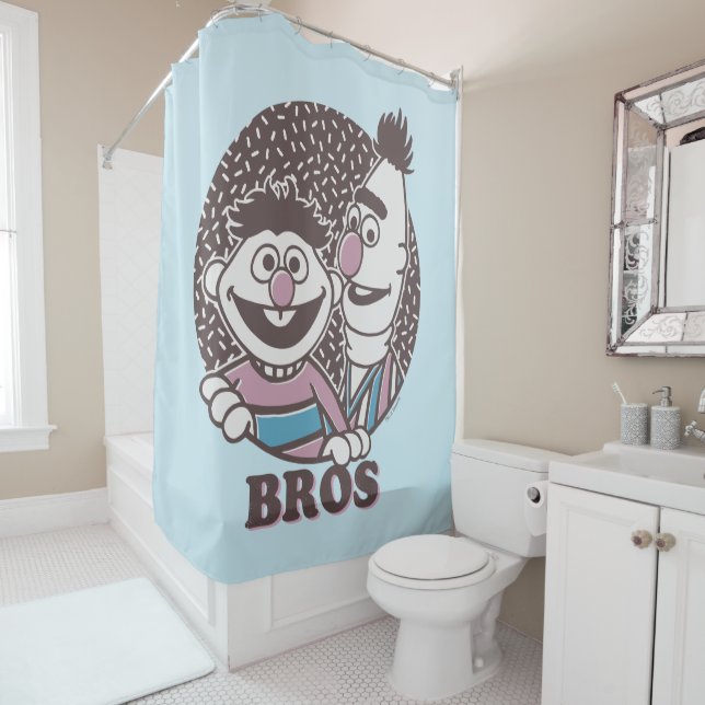 Rideaux De Douche Bert & Ernie | Bros (En situation)
