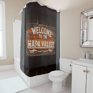 Rideaux De Douche Bienvenue à Napa Valley Greeting