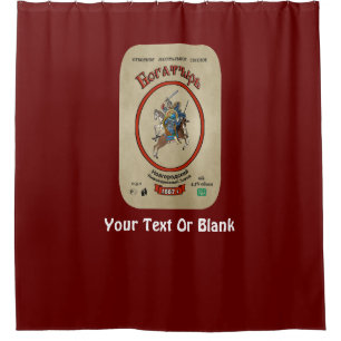 Rideaux De Douche Bière russe Bogatyr