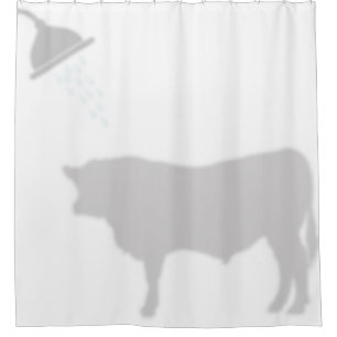 Rideaux De Douche Black Angus Shadow Silhouette Shadow Buddies