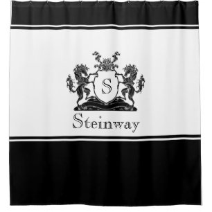 Rideaux De Douche Blason de Cheval Royal