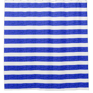 Rideaux De Douche Bleu Chic