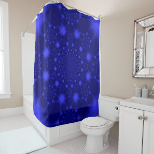 Rideaux De Douche Bleu Éblouissant