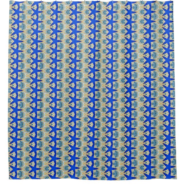Rideaux De Douche bleu étoile bleu bleu (Devant)